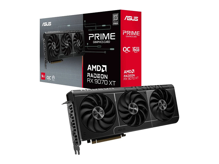 TARJETA DE VIDEO ASUS PRIME RX 9070XT OC 16GB 1