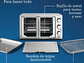 HORNO OSTER® CON FREIDORA DE AIRE Y ANTIADHERENTE TSSTTVFDMAFNS - Miniatura 8