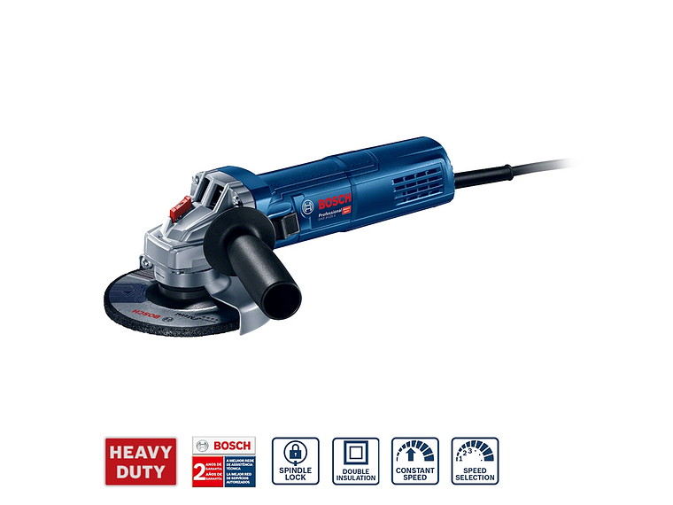 ESMERIL BOSCH ANGULAR 7' GWS 25-180 VULCANO 2500 W 8