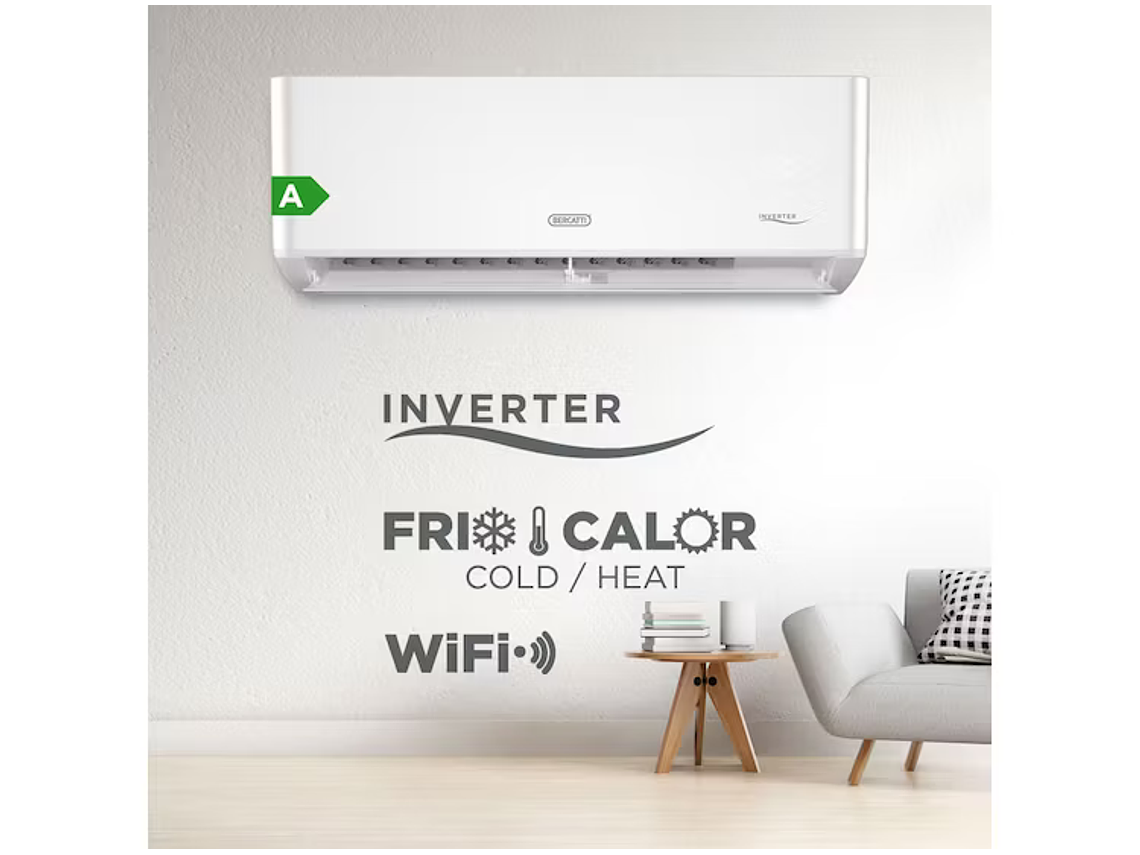 AIRE ACONDICIONADO SPLIT INVERTER WIFI 12.000 BTU 1