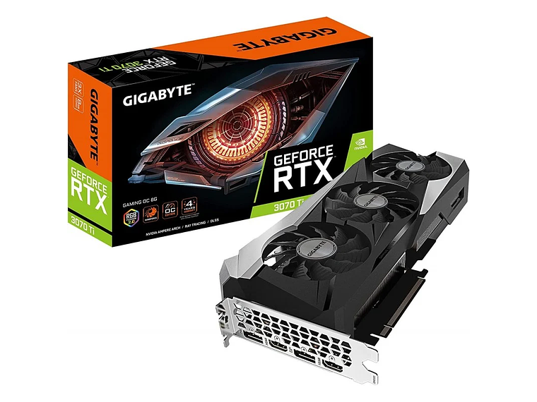 GIGABYTE GEFORCE RTX 3070 TI GAMING OC 8G GRAPHICS CARD, WINDFORCE 3X 1