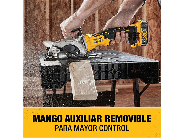 SIERRA DEWALT CIRCULAR 4.1/2 20 V DCS571B SIN BATERIAS METAL 4