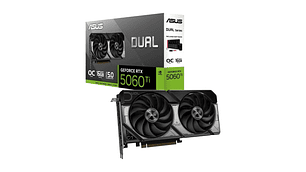 TARJETA DE VIDEO ASUS DUAL GEFORCE RTX 5060 TI 16GB GDDR7 OC