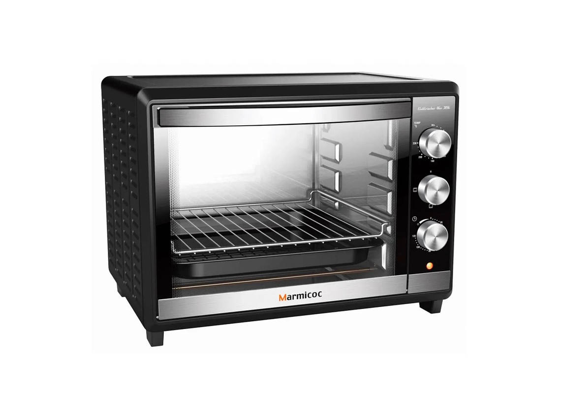 HORNO ELECTRICO 30 LITROS 1600W NEGRO MA-3856 MARMICOC 1