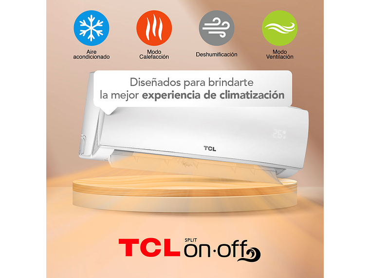  AIRE ACONDICIONADO TCL ON OFF 9000BTU 2