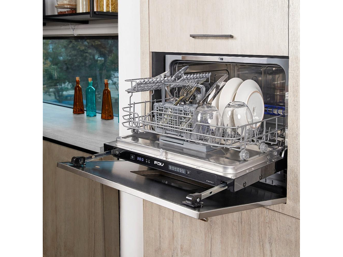 LAVAVAJILLAS FDV STYLE INTEGRADO 6 CUBIERTOS 1