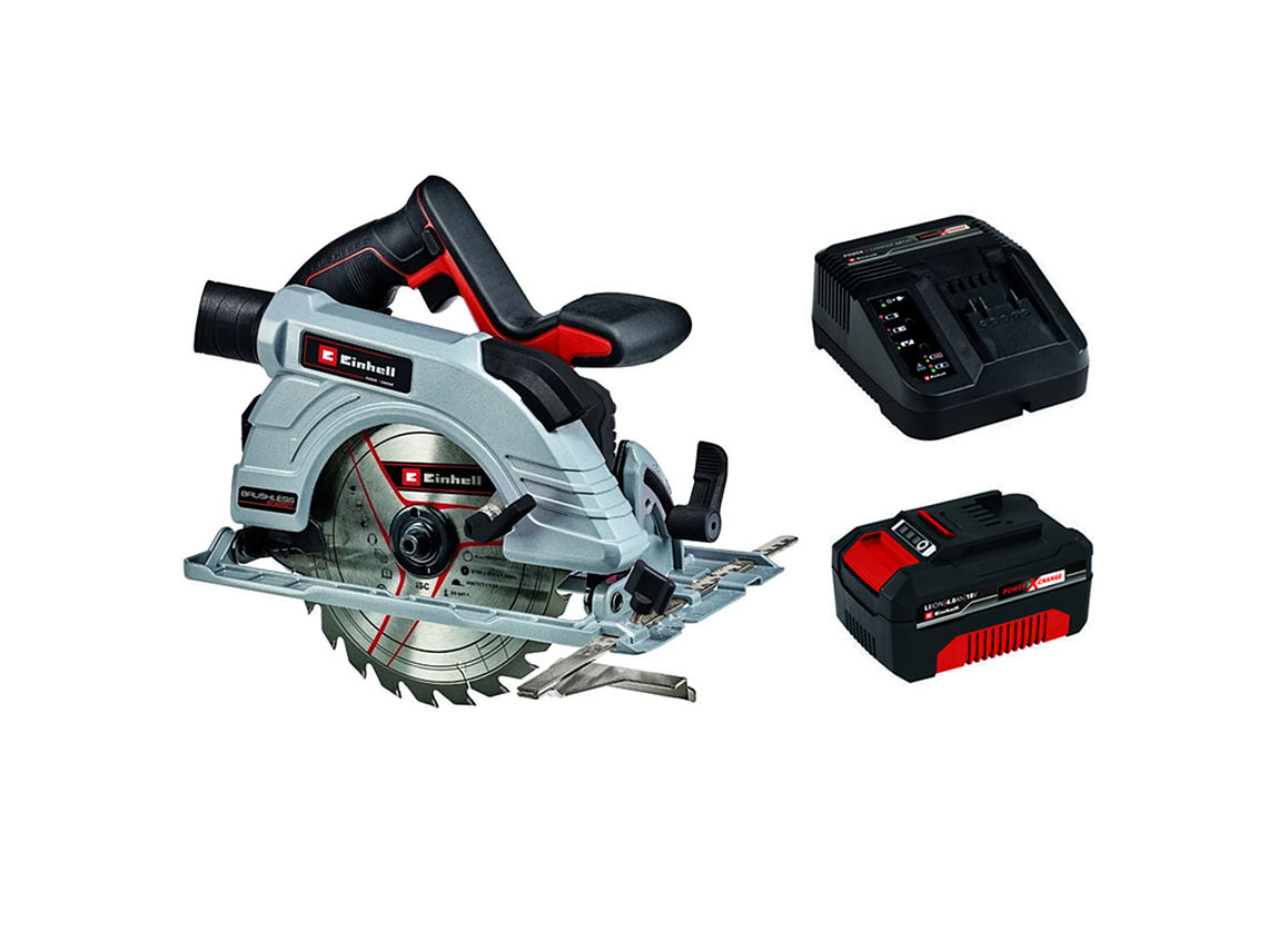 SIERRA CIRCULAR INALÁMBRICA 18V BATERÍA + CARGADOR EINHELL 4331211 1