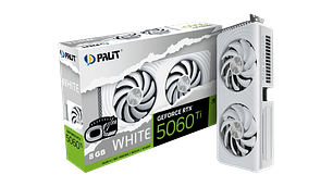 PALIT RTX 5060 TI WHITE OC 8GB GDDR7 128BIT 3-DP HDMI