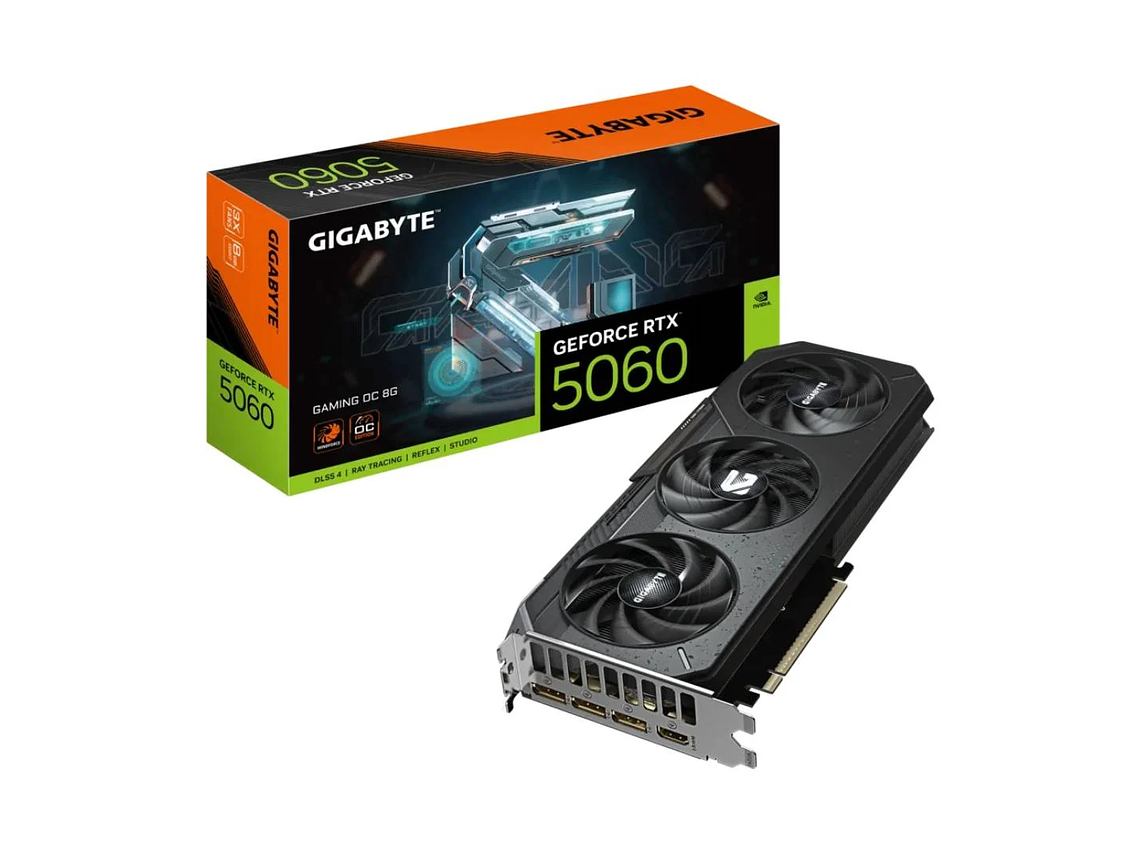 TARJETA DE VIDEO GIGABYTE RTX 5060 GAMING OC 8GB GDDR7 1