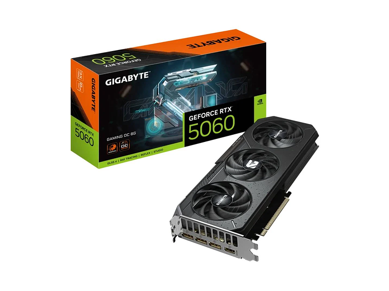 TARJETA DE VIDEO GIGABYTE RTX 5060 GAMING OC 8GB GDDR7 1