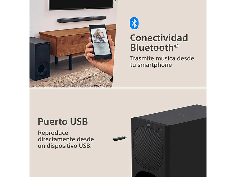  SOUNDBAR DE 5.1 CANALES HT-S40R 3