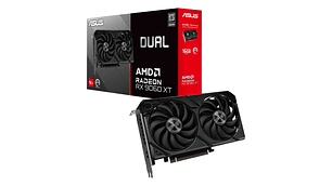 TARJETA DE VIDEO ASUS DUAL RADEON RX 9060 XT, 16GB GDDR6, 192-BIT, PCI-E 5.0