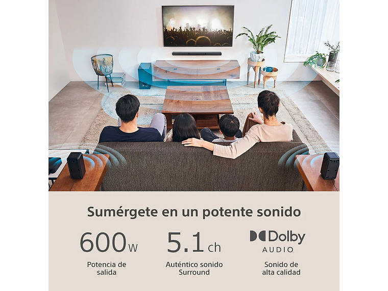  SOUNDBAR DE 5.1 CANALES HT-S40R 5