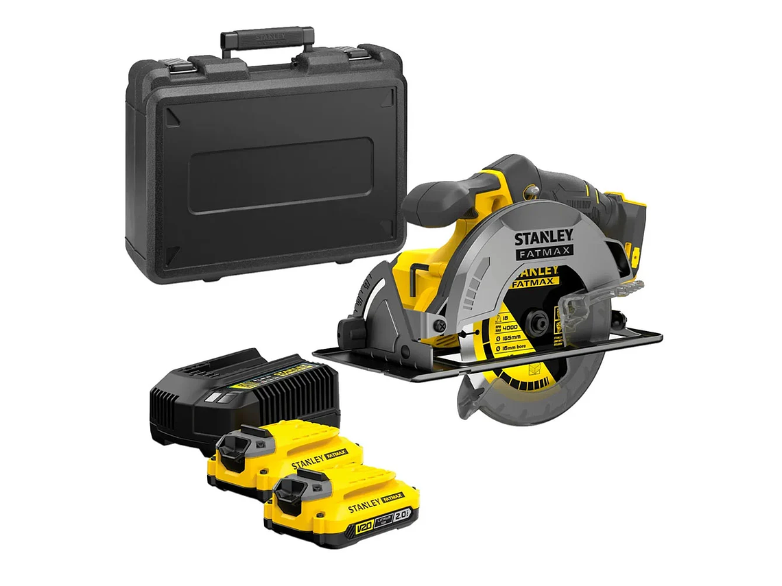 SIERRA CIRCULAR 7 1/4 STANLEY SBC550D2K 20V+2BAT+CARG+MALETA 2