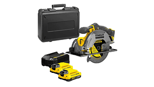 SIERRA CIRCULAR 7 1/4 STANLEY SBC550D2K 20V+2BAT+CARG+MALETA