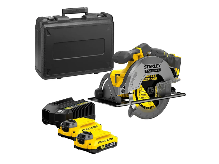 SIERRA CIRCULAR 7 1/4 STANLEY SBC550D2K 20V+2BAT+CARG+MALETA 2