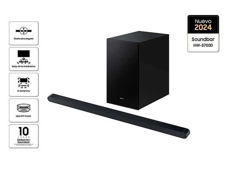 SOUNDBAR SAMSUNG HW-S700D/ZS 3.1 CH 1
