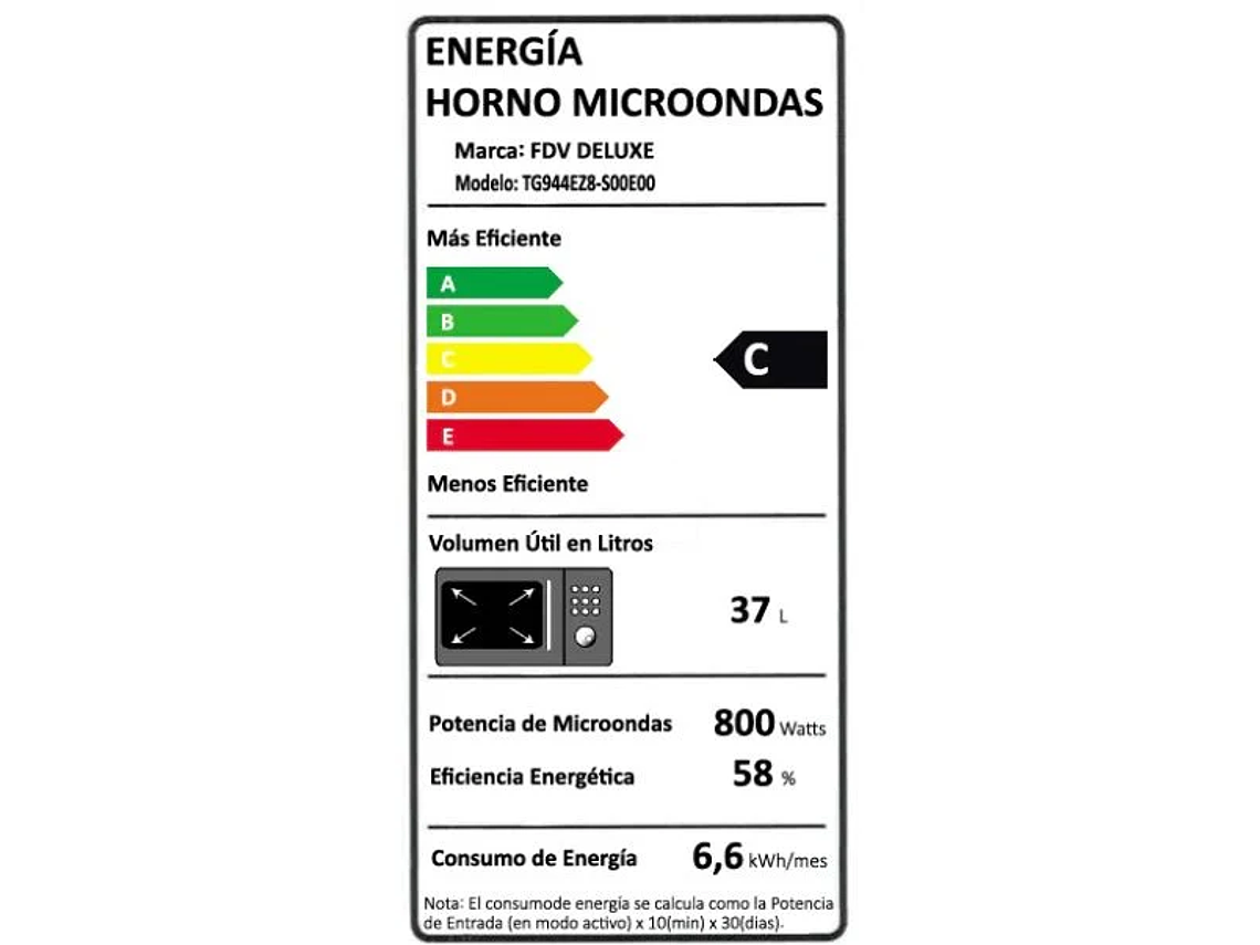 MICROONDAS FDV DELUXE COMBI PRESTIGE 5