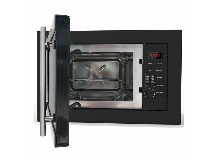 MICROONDAS EMPOTRADO GRÖNER BLACK GRILL 25L 2