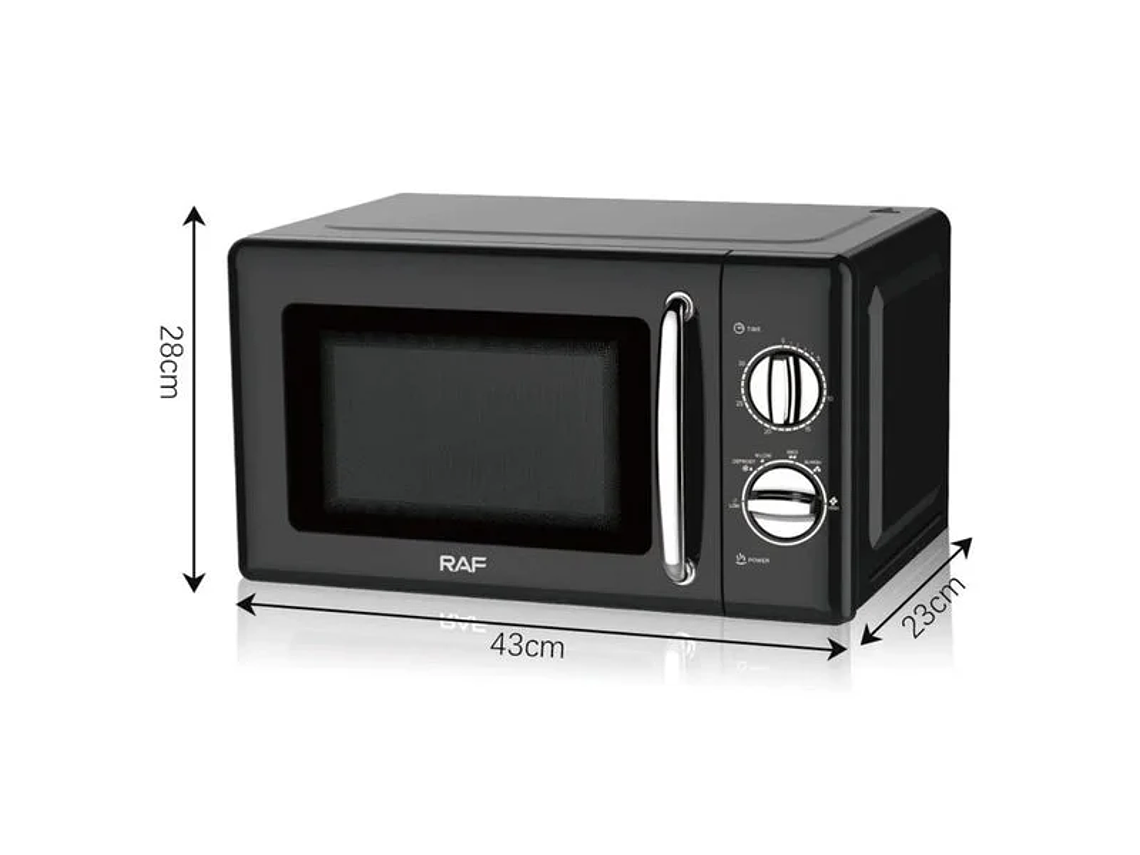 HORNO MICROONDAS MULTIFUNCIONAL 800W 20L 2