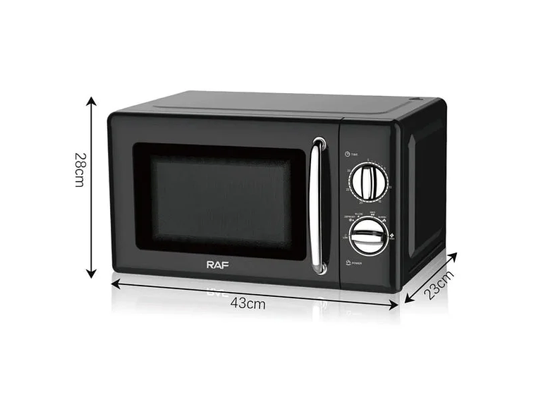 HORNO MICROONDAS MULTIFUNCIONAL 800W 20L 2