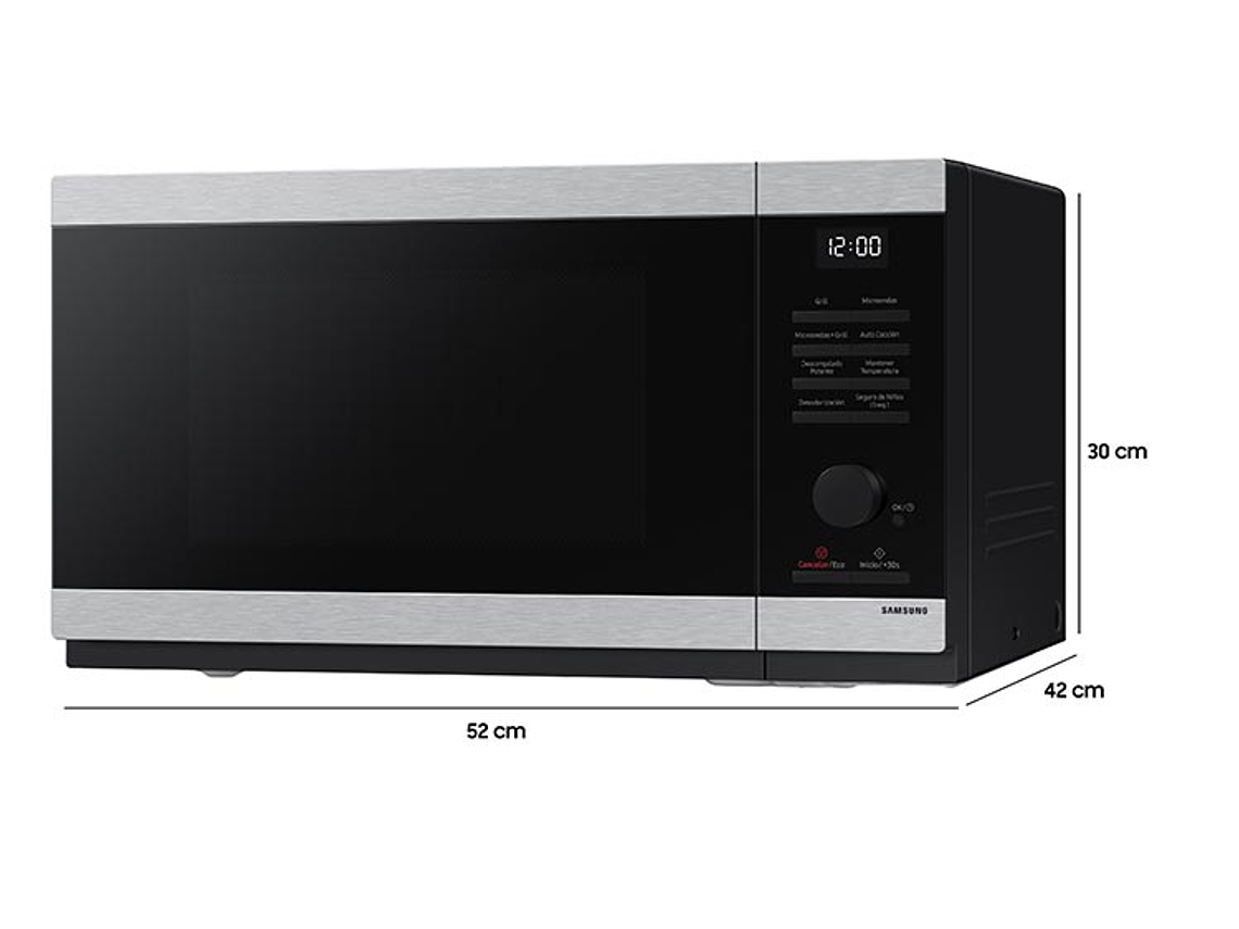 MICROONDAS SAMSUNG SMART GRILL 32L MG32DG4524ATZS 3