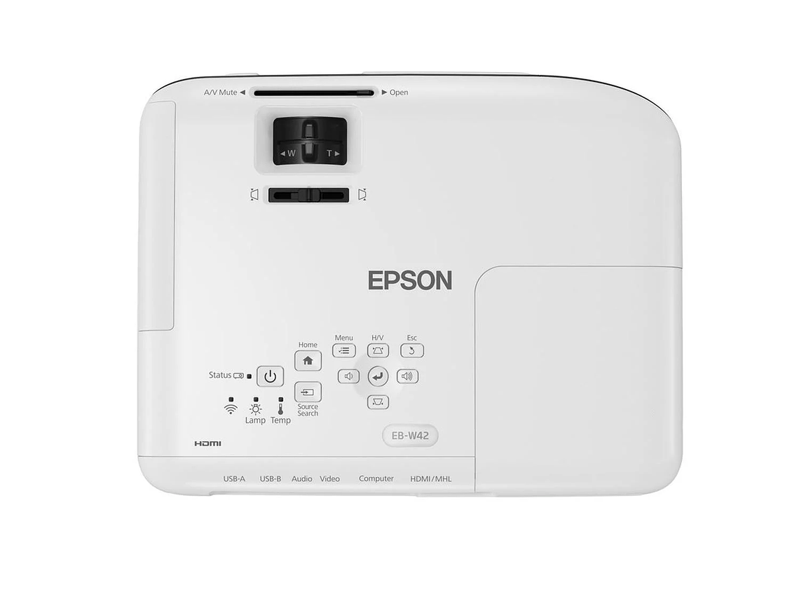 PROYECTOR EPSON POWERLITE W52+ 4000 LÚMENES WXGA BLANCO 5