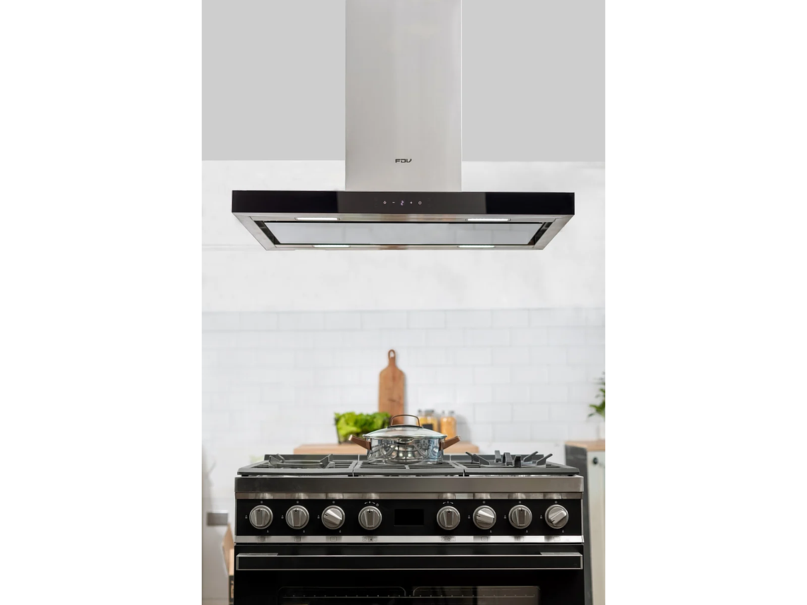 CAMPANA ISLA DELUXE CHEF 90 CM 800 M3/H FDV 3