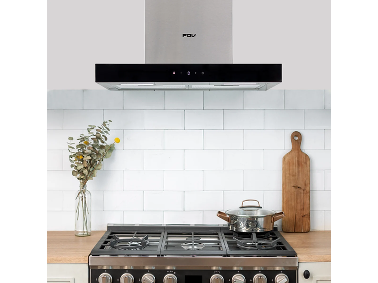 CAMPANA ISLA DELUXE CHEF 90 CM 800 M3/H FDV 4