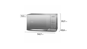 MICROONDAS 25 LITROS DIGITAL ELIMINA OLORES NMDO25S5GCRG