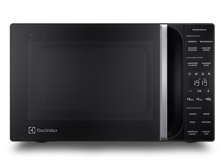 MICROONDAS ELECTROLUX 25 L ME25N DIGITAL NEGRO PLATO GIRATORIO 1