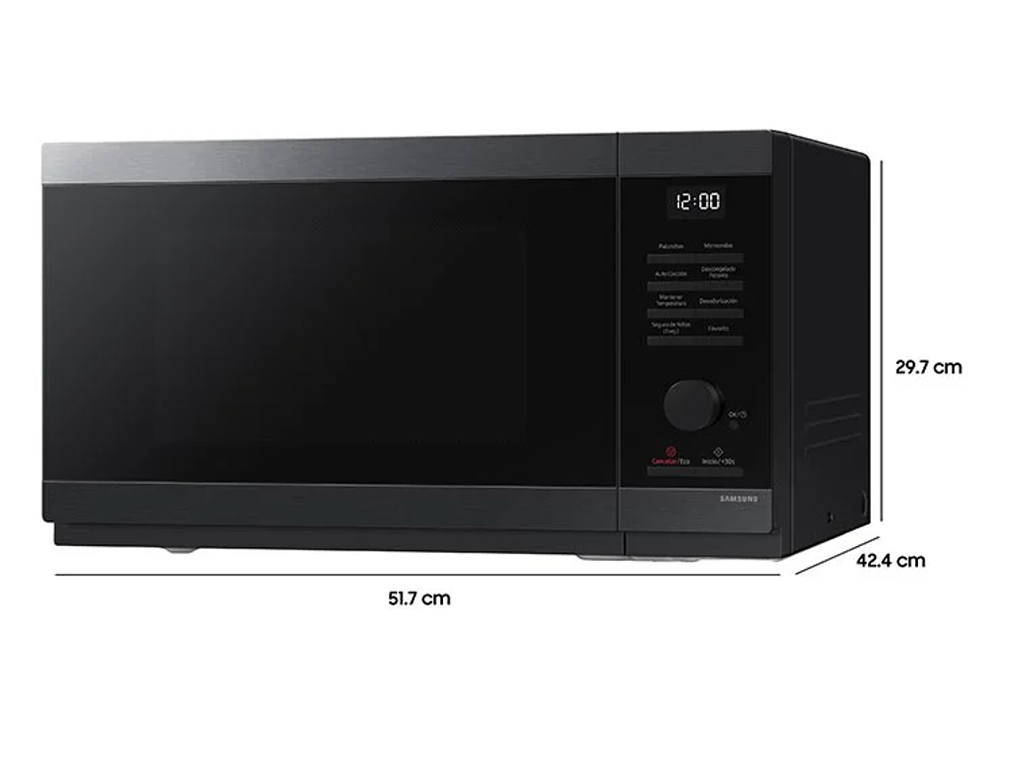 MICROONDAS SAMSUNG 32 L MS32DG4504AGZS CON POWER DEFROST PLATO GIRATORIO 3