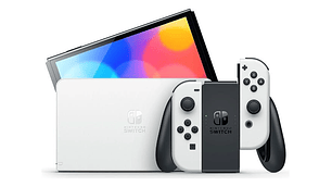 CONSOLA NINTENDO SWITCH OLED BLANCA CON MARIO KART 8 DELUXE