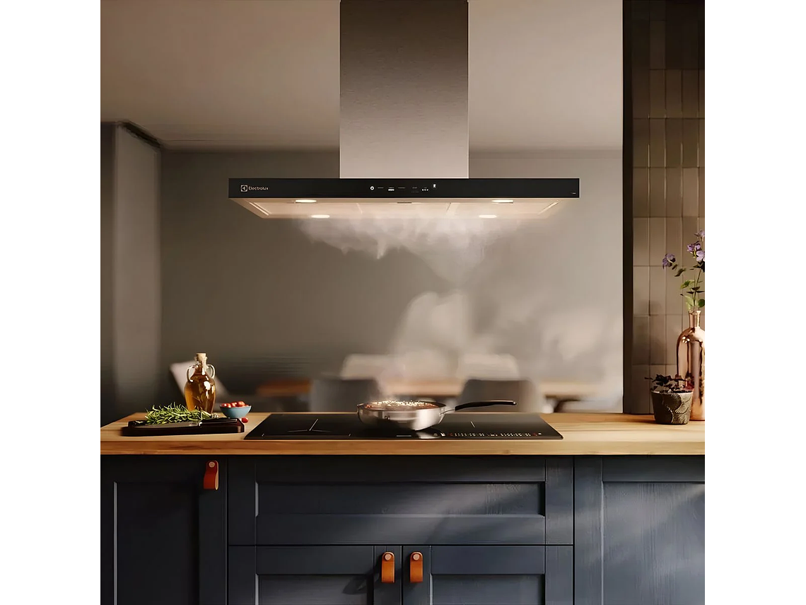 CAMPANA COCINA DECORATIVA ELECTROLUX ISLA 90CM TIMER CE9IF 3