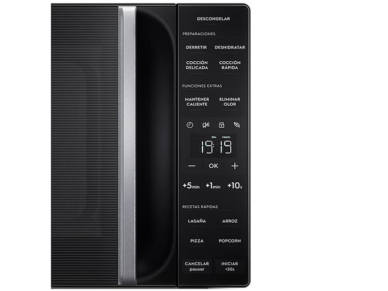 MICROONDAS ELECTROLUX 25 L ME25N DIGITAL NEGRO PLATO GIRATORIO 5