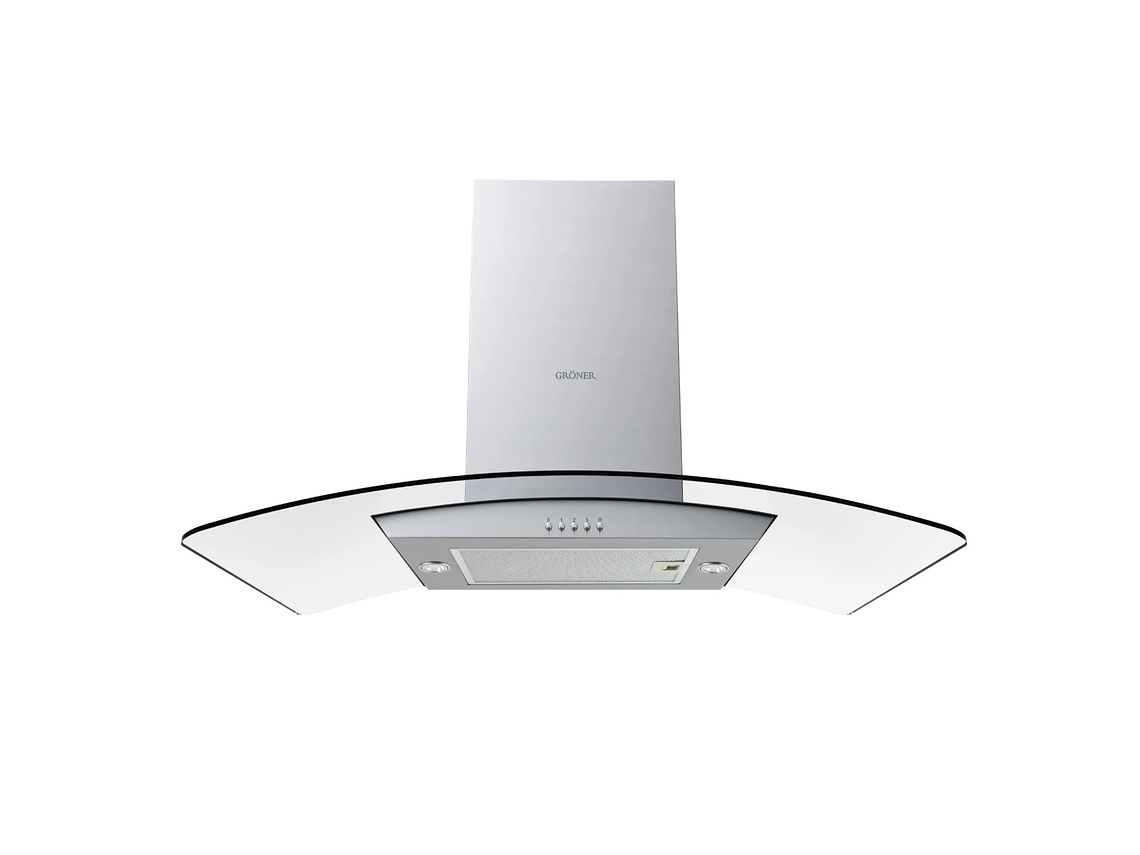 CAMPANA ISLA GRÖNER INOX 90 CM 1