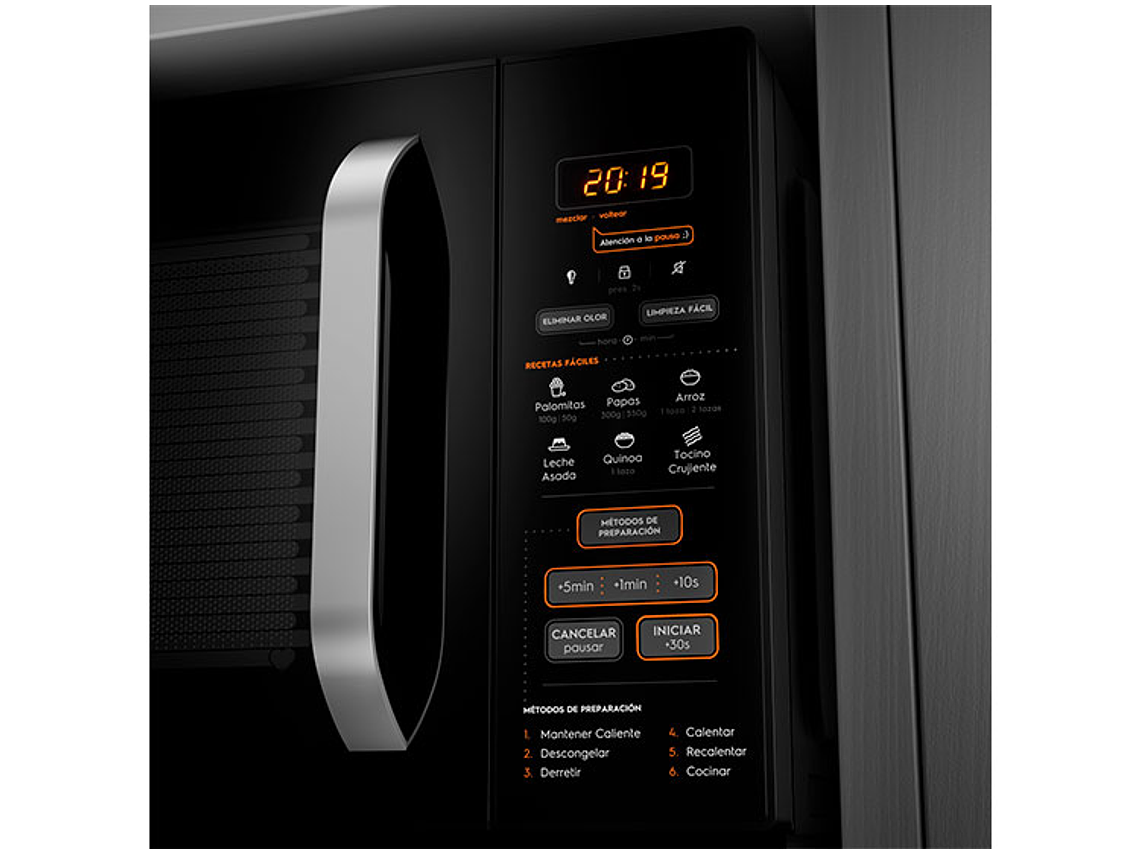 MICROONDAS DIGITAL MM31FB 31 LTS MADEMSA 5