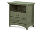 VELADOR CIC INDO MADERA 2 CAJONES OLIVA - Miniatura 2