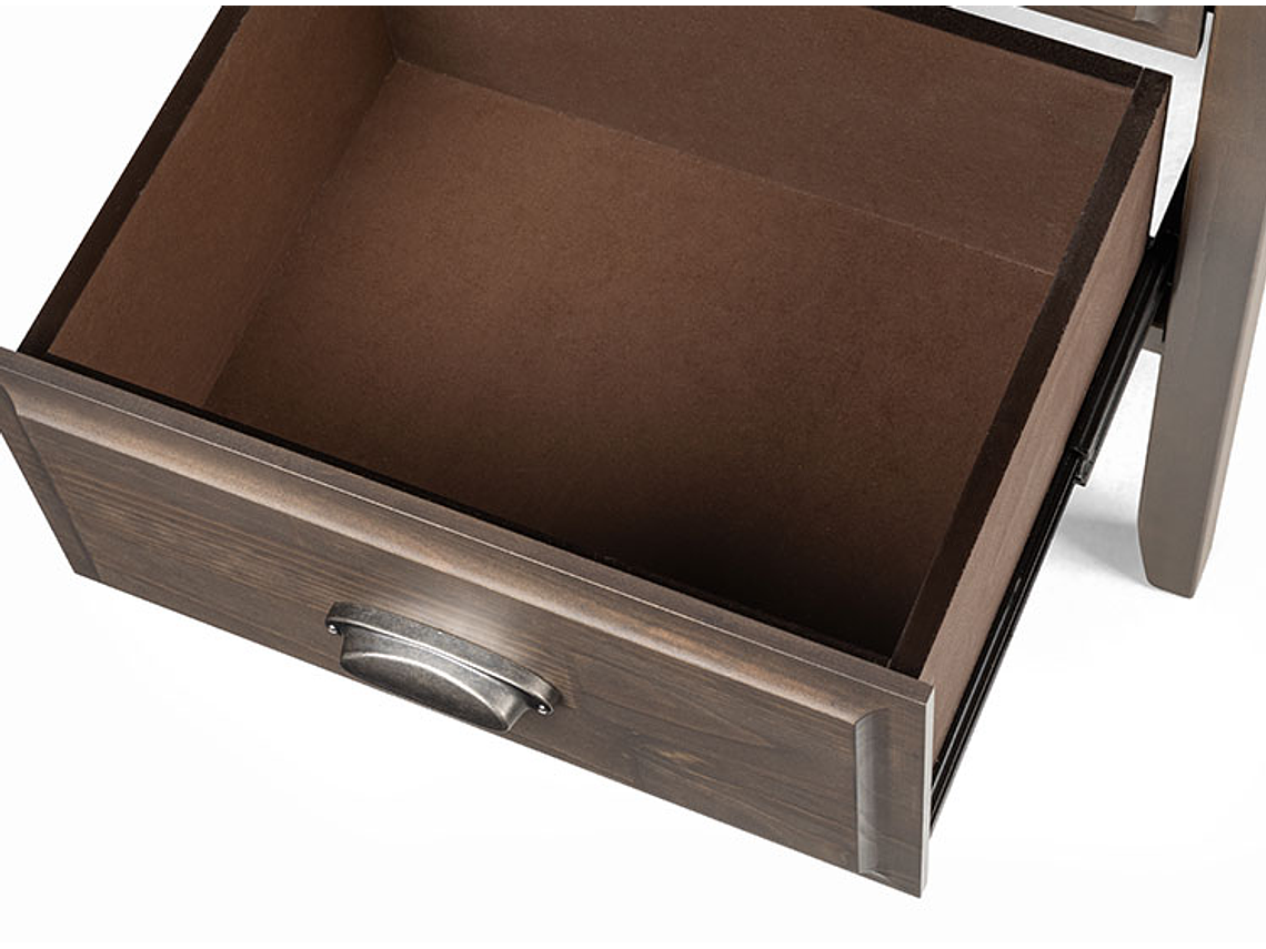 VELADOR ROSEN ANNA 2 CAJONES CAFÉ 8