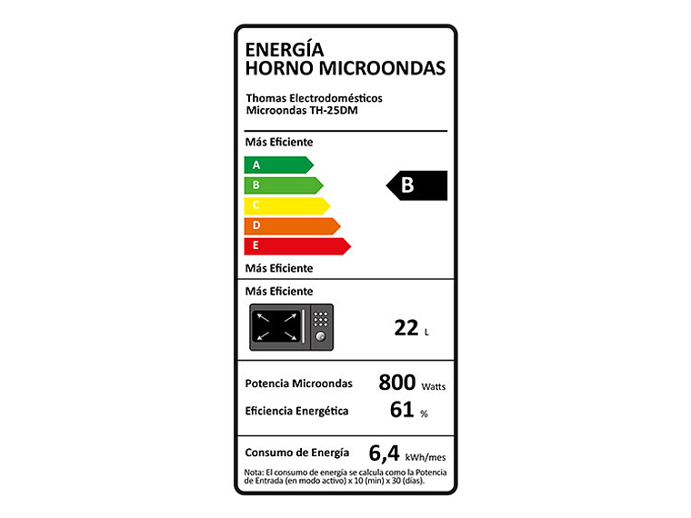 MICROONDAS THOMAS TH-25DM 7