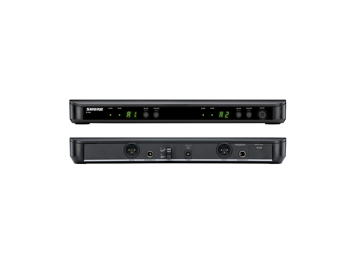 SISTEMA INALAMBRICO SOLAPA DUAL SHURE BLX188/CVL-K12 4