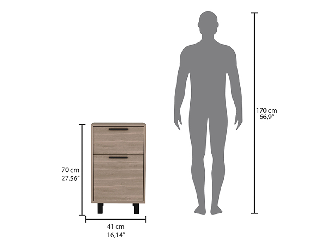 VELADOR TUHOME SECRET Z-81 1 PUERTA 2 CAJONES 6