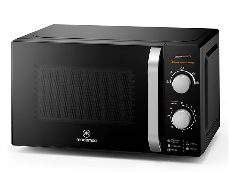 MICROONDAS MADEMSA 20 L MM20FBM MANUAL PLATO GIRATORIO 1
