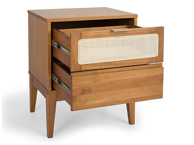 VELADOR MAISON LINETT VIENA 2 CAJONES CAFÉ CLARO 3