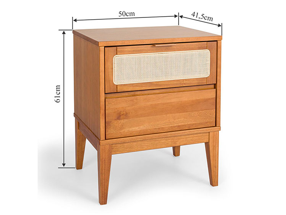 VELADOR MAISON LINETT VIENA 2 CAJONES CAFÉ CLARO 7