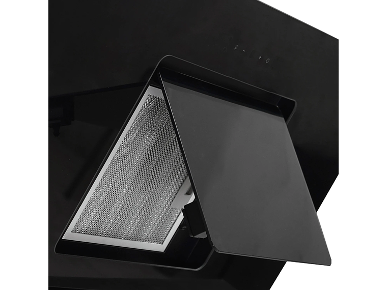 CAMPANA VIDRIO NEGRO CONTROL TOUCH 90CM 3