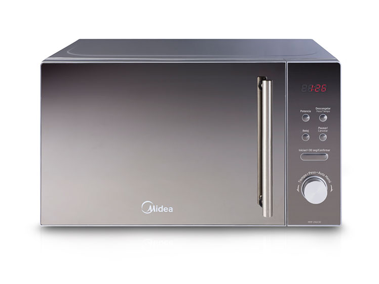 MICROONDAS MIDEA 20 L MIRROR PLUS PLATO GIRATORIO 1