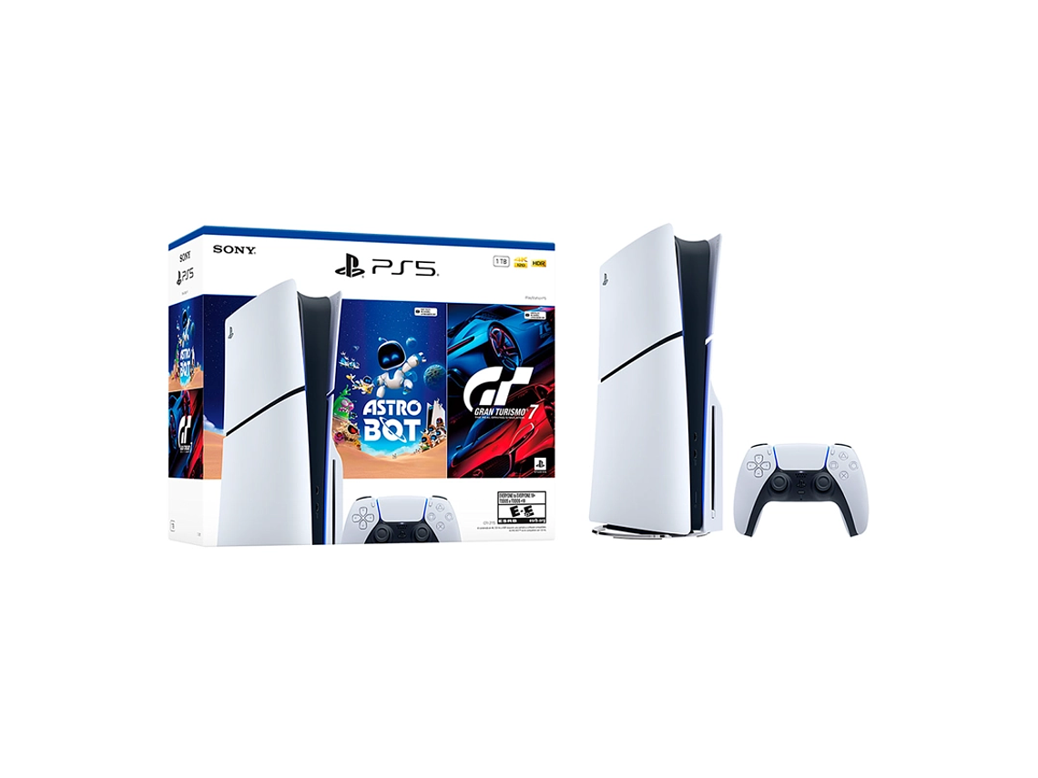 CONSOLA PLAYSTATION 5 1TB + ASTRO BOT + GRAN TURISMO 7 1