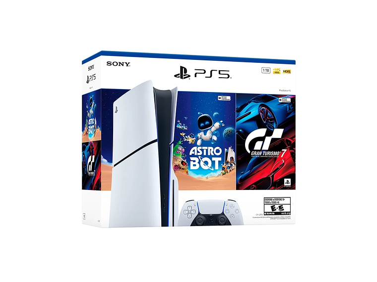CONSOLA PLAYSTATION 5 1TB + ASTRO BOT + GRAN TURISMO 7 4