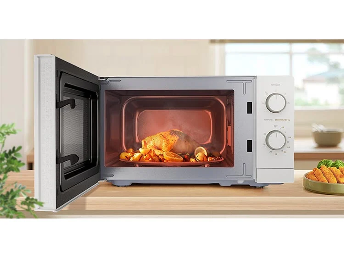 MICROONDAS MIDEA 20 L MMP-20M711B PLATO GIRATORIO 4